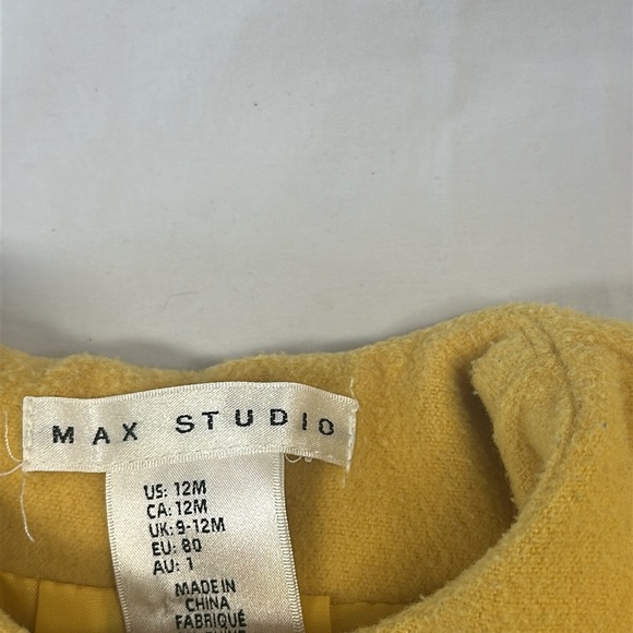 Max Studio - Toddler/Baby Pea Coat. Size 12 months - Picture 2 of 5